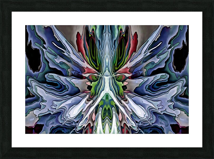 THE BUTTERFLYS STRUCTURE Picture Frame print