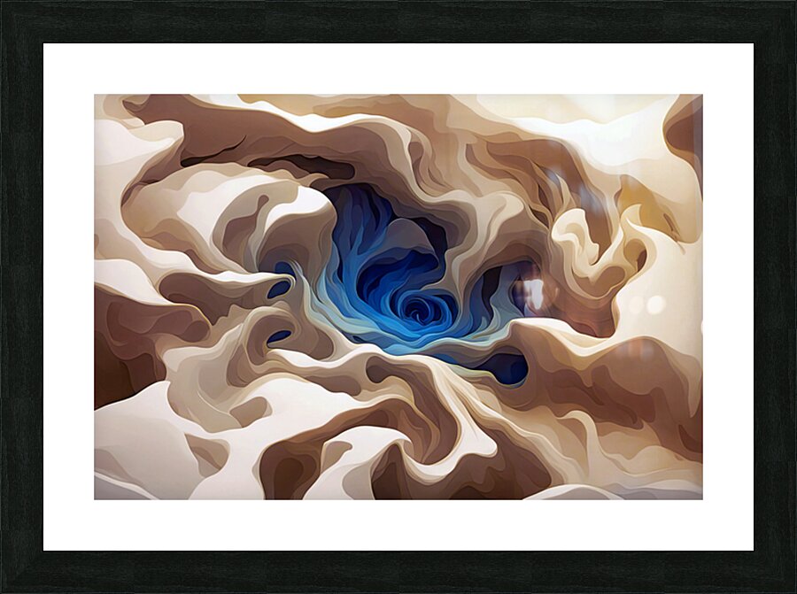 ROUGH TERRAIN Picture Frame print