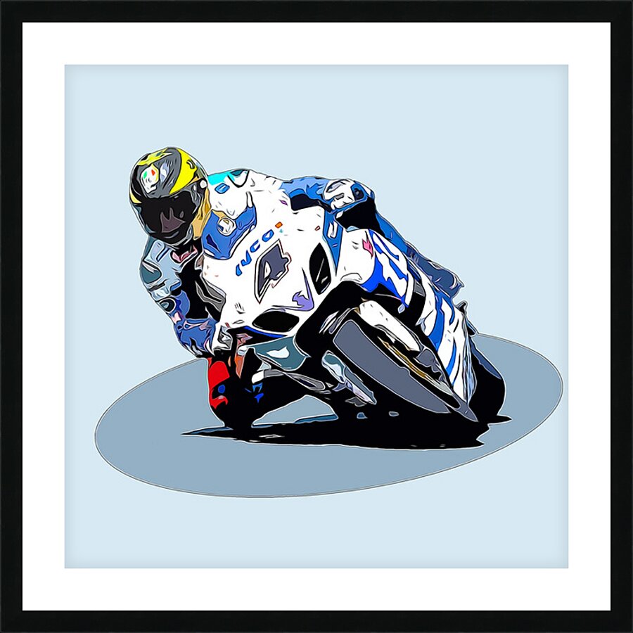 MOTO GP Picture Frame print