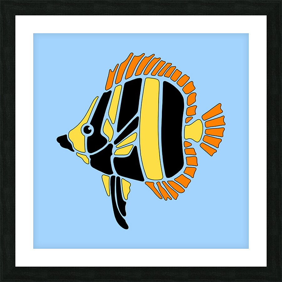 TROPICAL FISH Picture Frame print