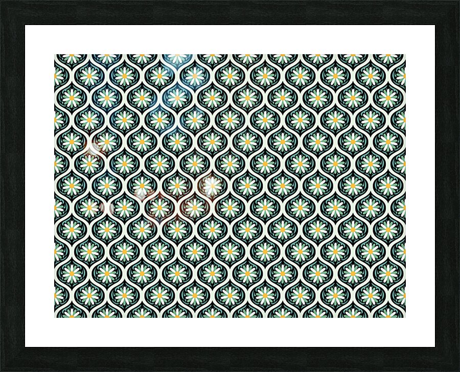 SEAMLESS FLORAL PATTERN 16 Picture Frame print