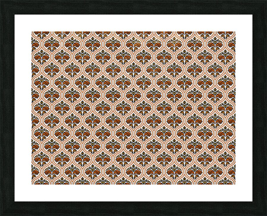 SEAMLESS FLORAL PATTERN 15 Picture Frame print