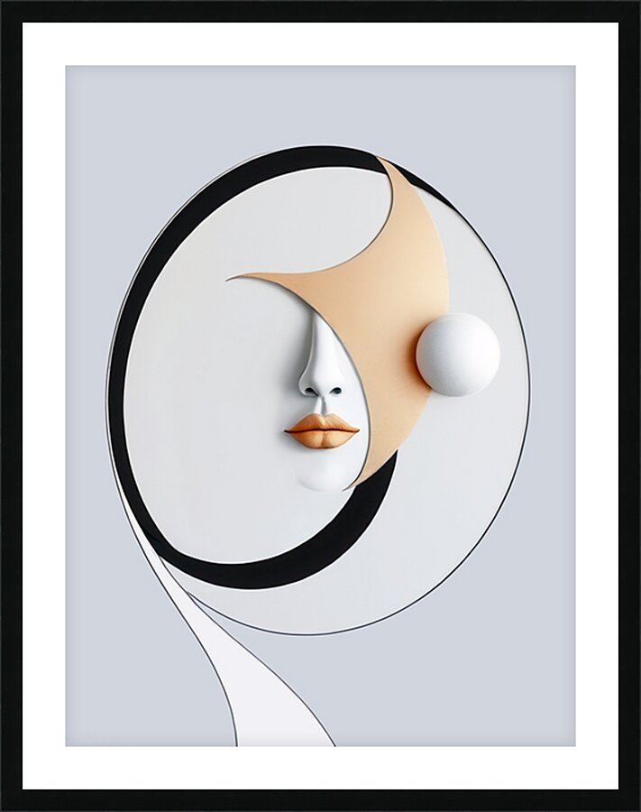 FACELESS FEMININITY Picture Frame print