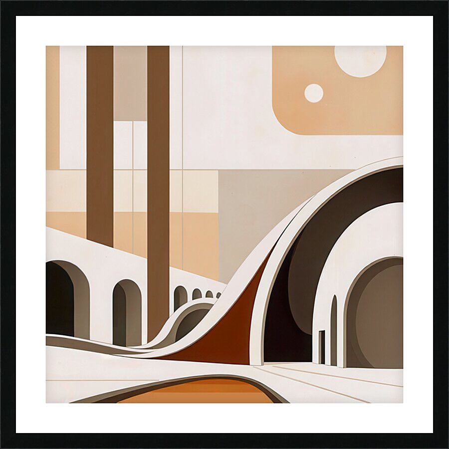DIFFERENT WORLDS 4 Picture Frame print