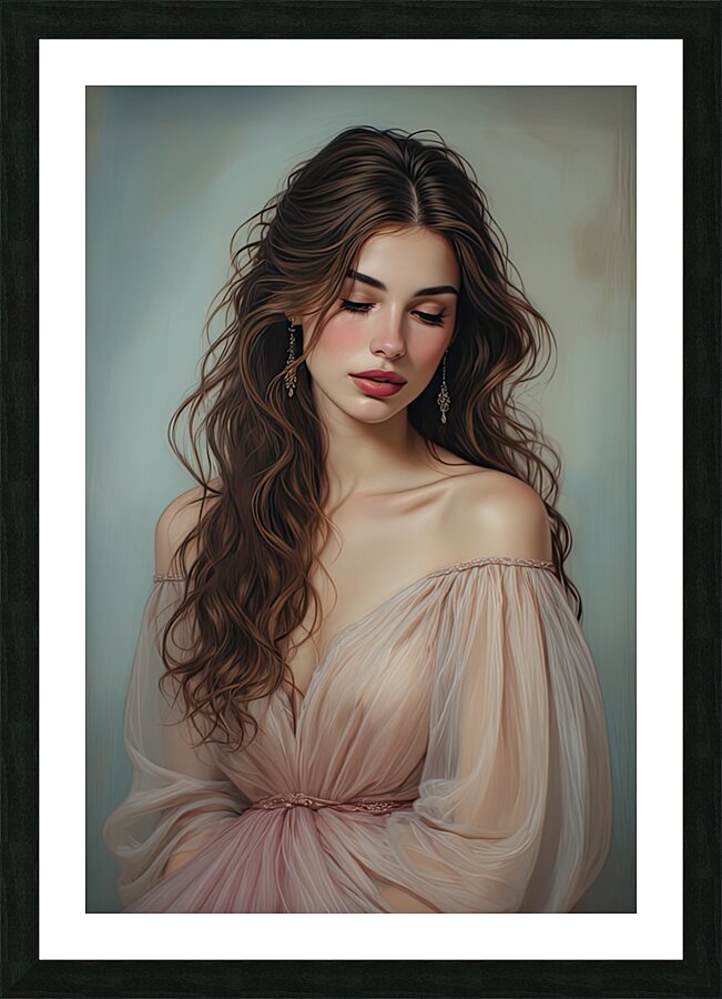 SEDUCTIVE PORTRAIT Picture Frame print