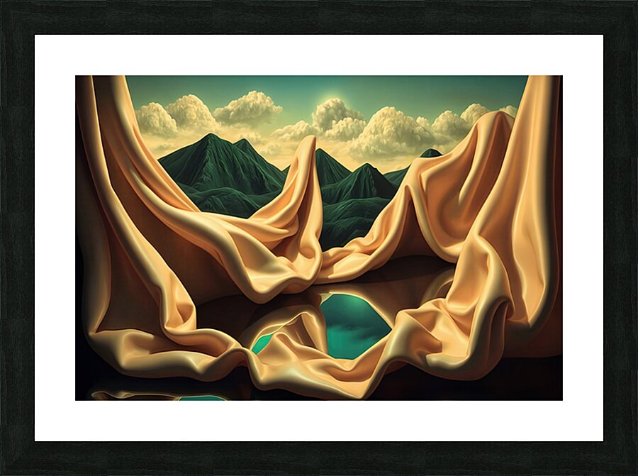 TORN CURTAIN Picture Frame print