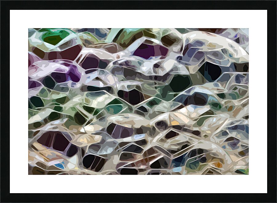 CRYSTALLIZED SOAP BUBBLES Picture Frame print