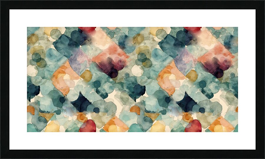 SEAMLESS ABSTRACT HORIZONTAL PATTERN  Picture Frame print