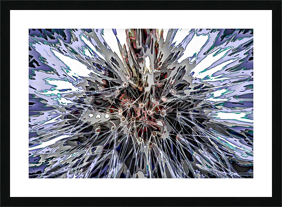 RADIOACTIVE PARTICLES Picture Frame print