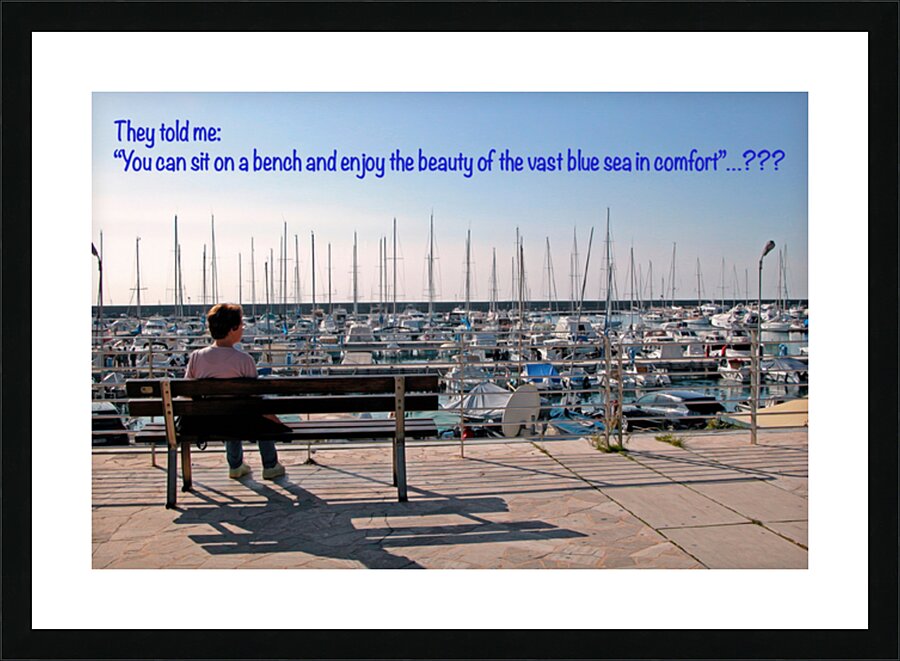 BREATHTAKING SEASCAPE Picture Frame print