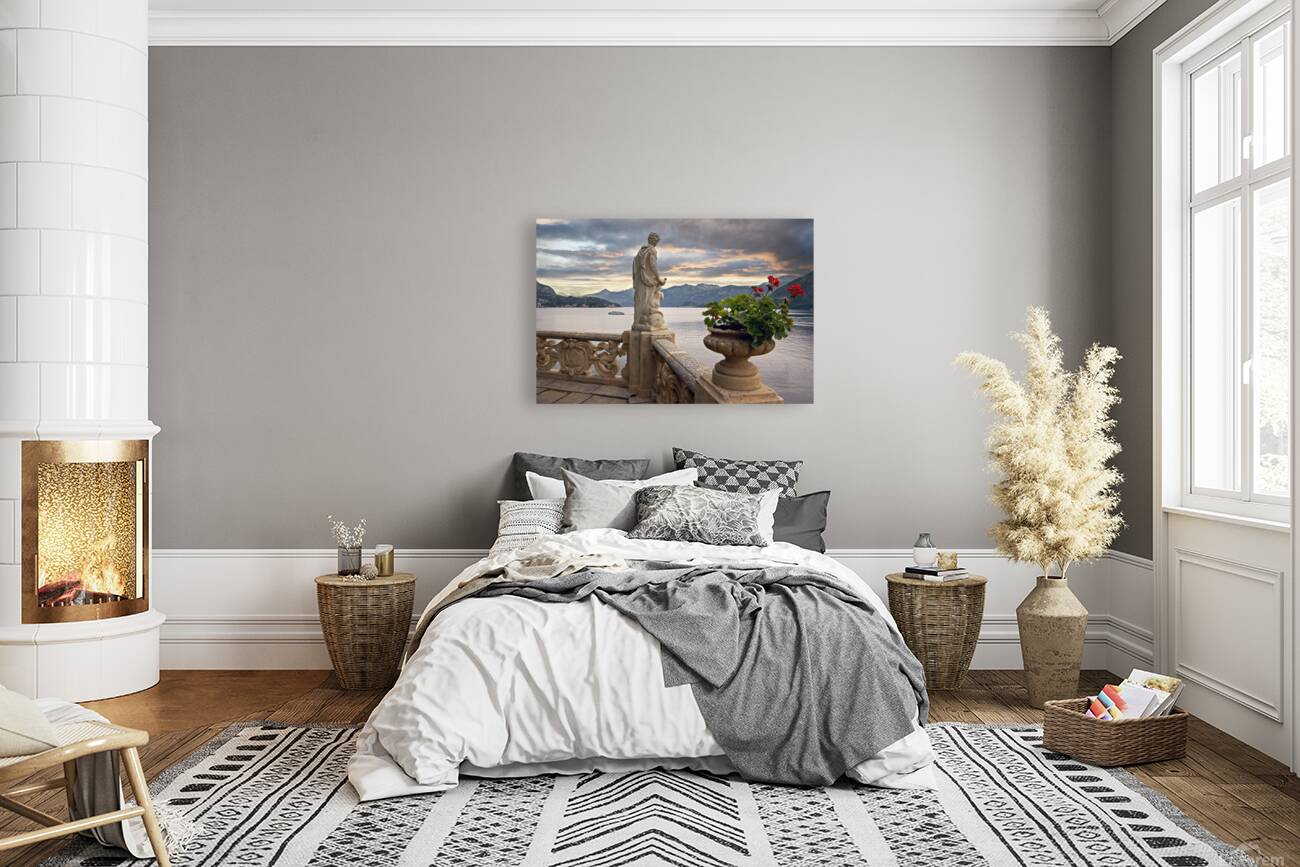 BALCONY ON THE LAKE Reproduction