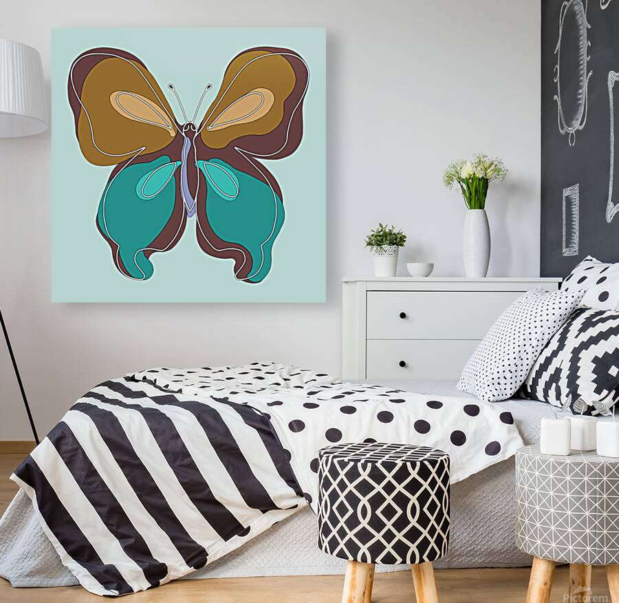 POP ART BUTTERFLY Reproduction