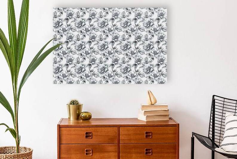 SEAMLESS FLORAL PATTERN  4 by Sergio Cerrato