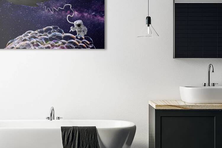THE BUBBLE WRAP IN SPACE by Sergio Cerrato