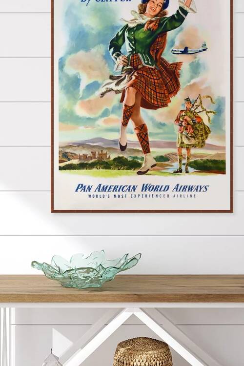 GLASGOW VINTAGE TRAVEL POSTER by Sergio Cerrato