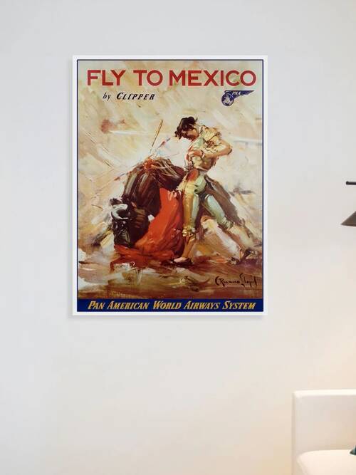 MEXICO VINTAGE TRAVEL POSTER by Sergio Cerrato