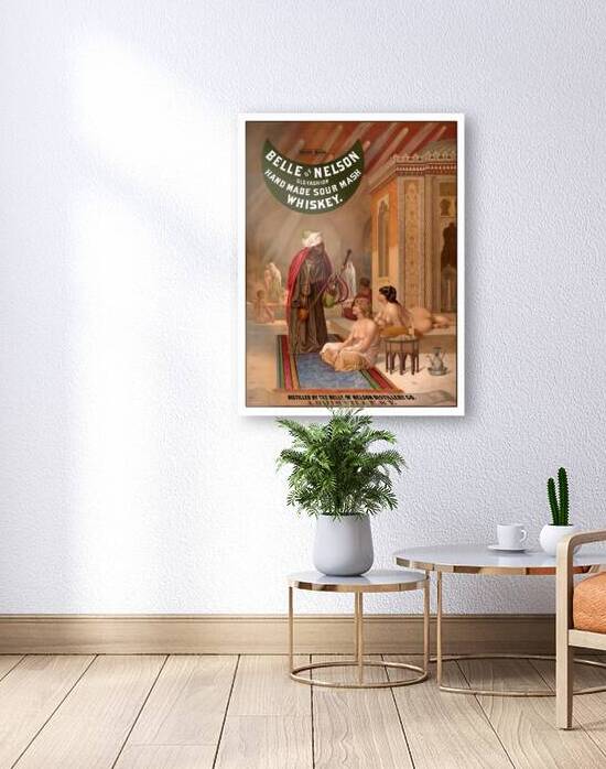 VINTAGE LIQUOR ADVERTISING POSTER by Sergio Cerrato