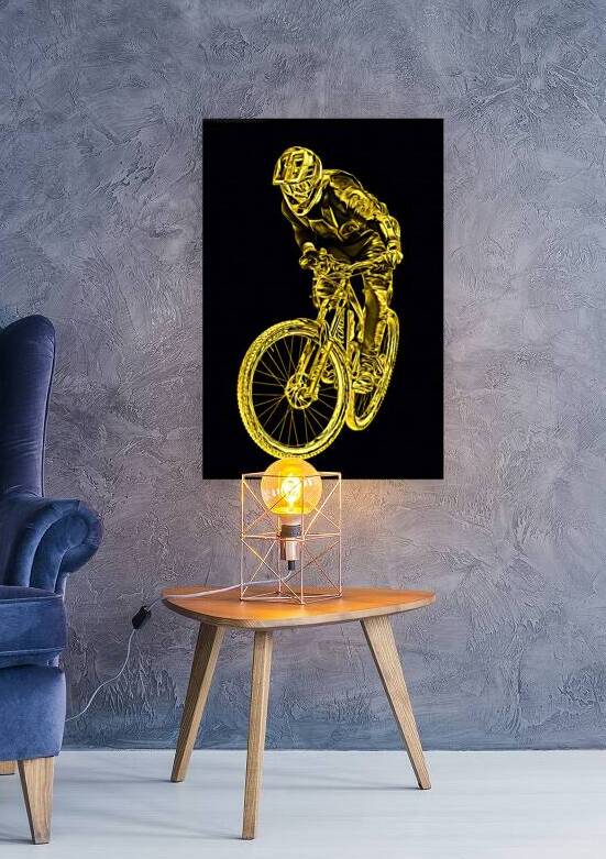THE GOLDEN MOUNTAIN BIKER by Sergio Cerrato