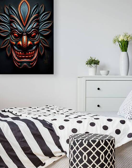 POLYNESIAN TRIBAL MASK 4 by Sergio Cerrato