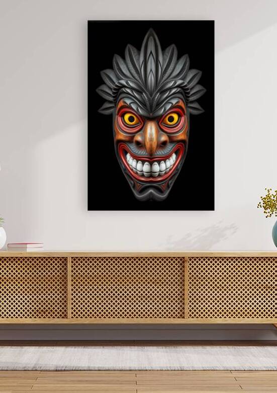 POLYNESIAN TRIBAL MASK 3 by Sergio Cerrato