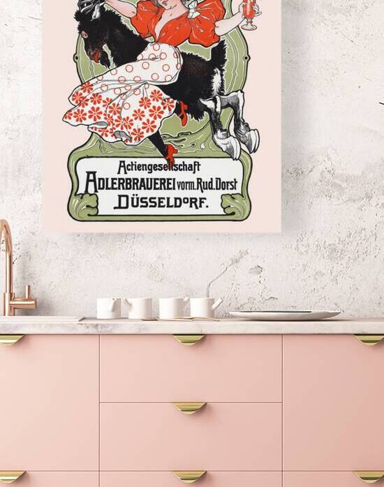 VINTAGE BEER ADVERTISING POSTER by Sergio Cerrato