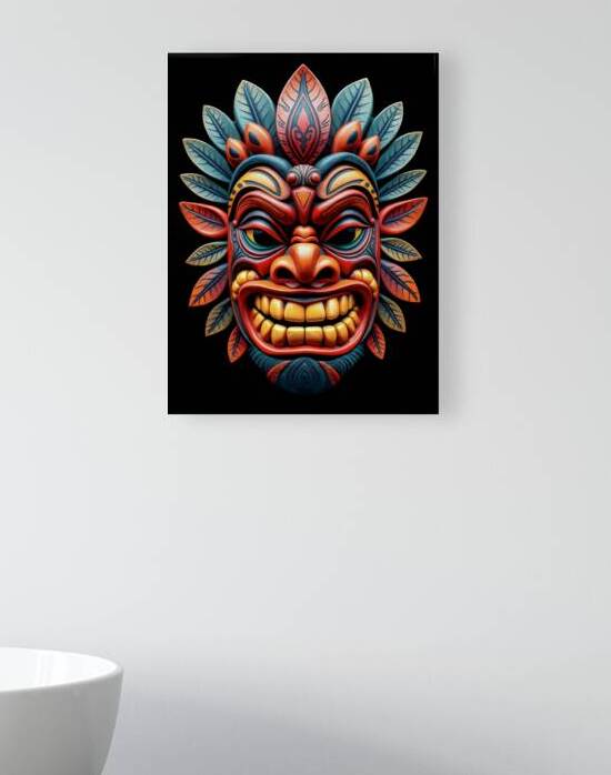 POLYNESIAN TRIBAL MASK 2 by Sergio Cerrato