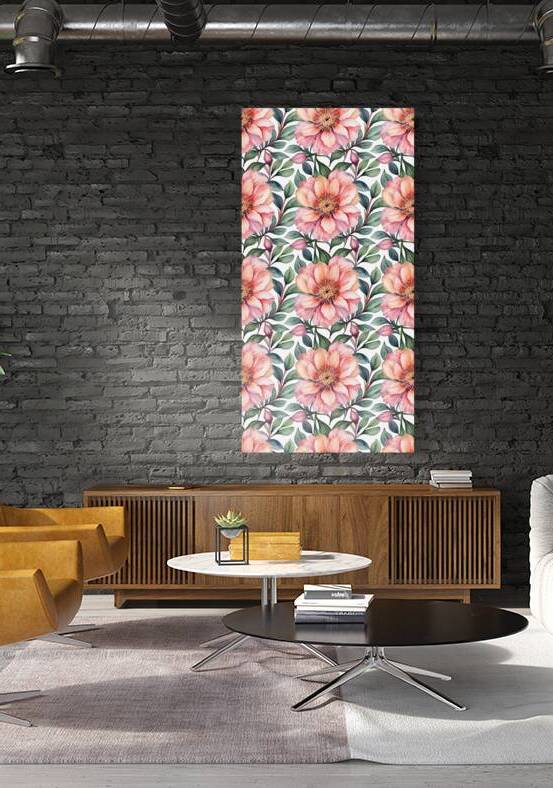 SEAMLESS FLORAL VERTICAL PATTERN 1 by Sergio Cerrato