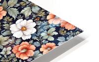 SEAMLESS FLORAL PATTERN 1 HD Metal print
