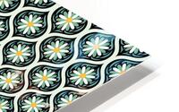 SEAMLESS FLORAL PATTERN 16 HD Metal print