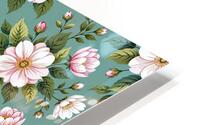 SEAMLESS FLORAL HORIZONTAL PATTERN HD Metal print