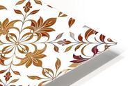 SEAMLESS FLORAL SQUARE PATTERN 1 HD Metal print