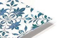 SEAMLESS FLORAL SQUARE PATTERN 3 HD Metal print