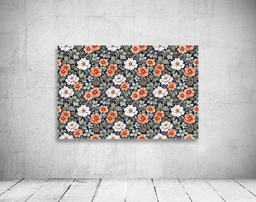 SEAMLESS FLORAL PATTERN 1 Wall Preview