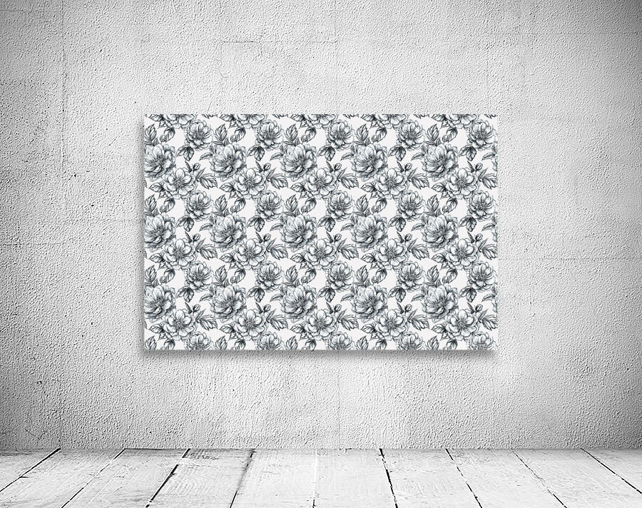 SEAMLESS FLORAL PATTERN  4 Wall Preview