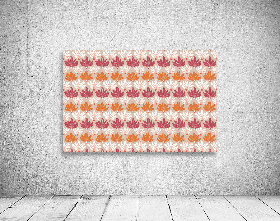 SEAMLESS FLORAL PATTERN  7 Wall Preview
