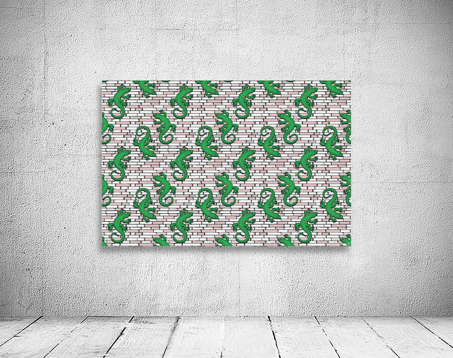 SEAMLESS PATTERN WITH LIZARD Wall Preview