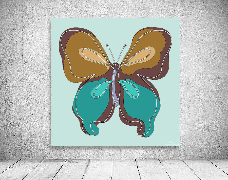 POP ART BUTTERFLY Wall Preview
