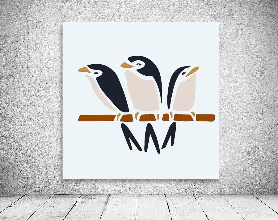 THREE SWALLOWS Wall Preview