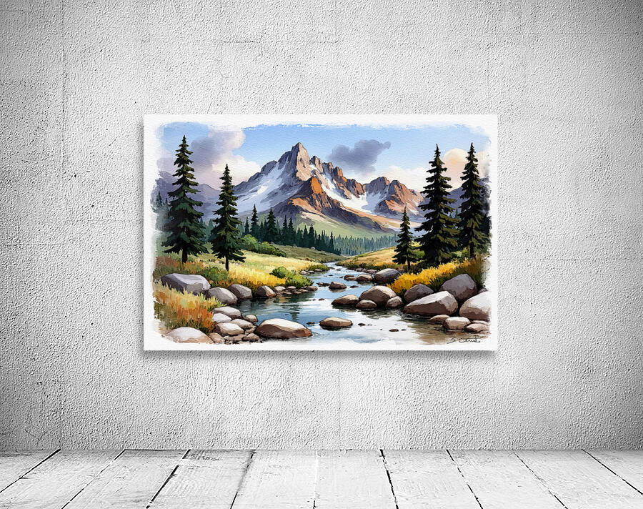MOUNTAIN LANDSCAPE Wall Preview