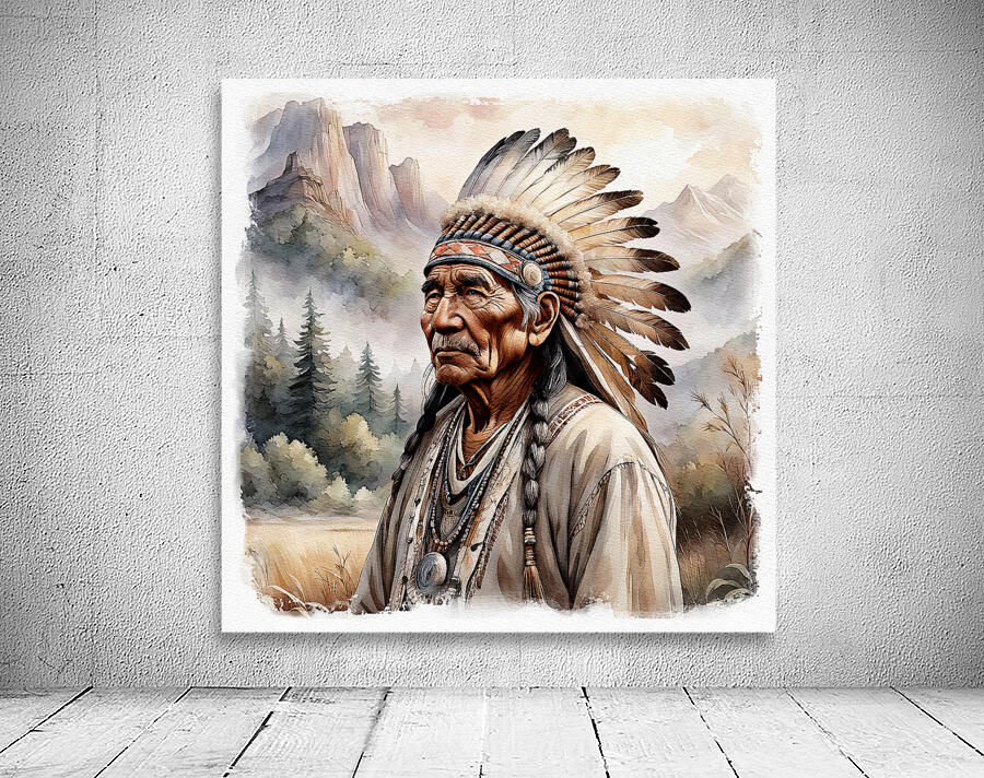 NATIVE AMERICAN CHIEF Wall Preview