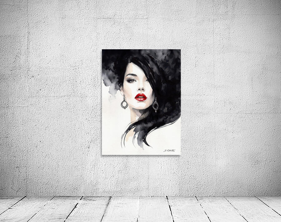 RED LIPS   Wall Preview