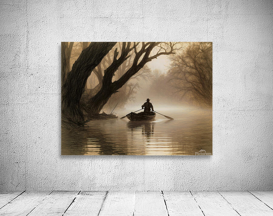 ROWING IN THE MIST Wall Preview