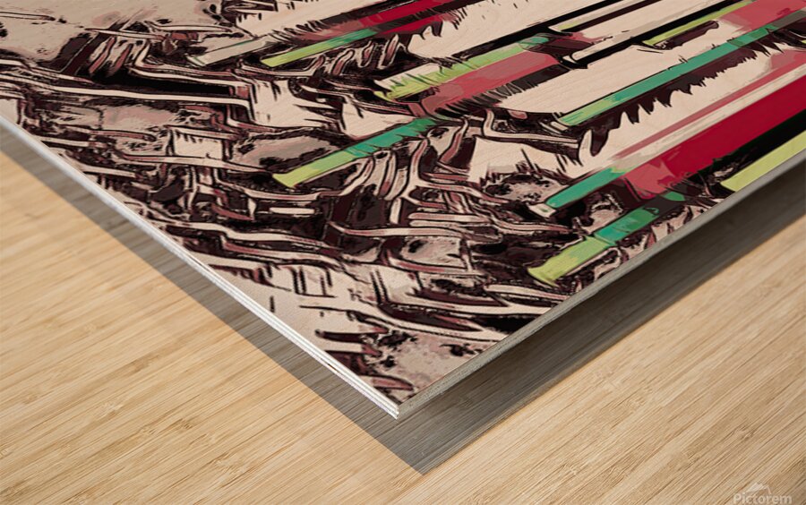 ENVIRONMENTAL POLLUTION Wood print