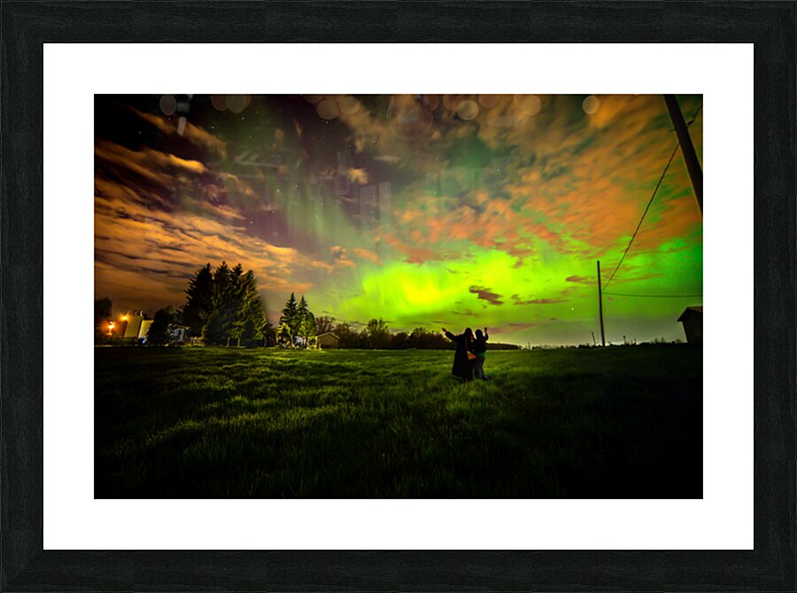 When the Sky Danced  Picture Frame print
