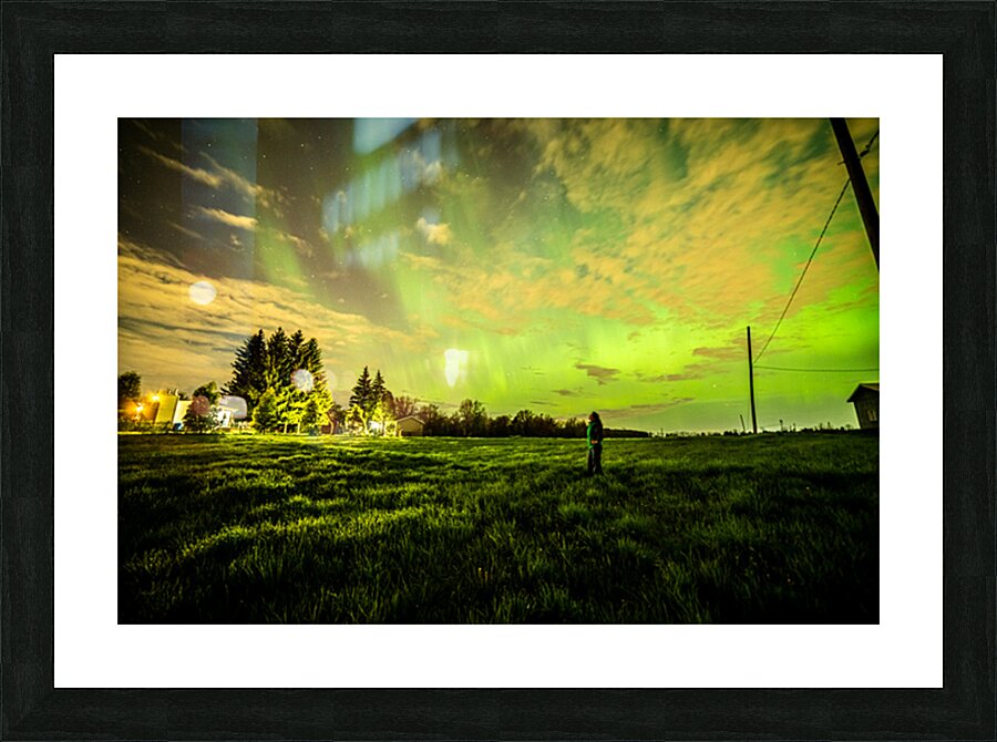 Celestial Fields: Embrace the Infinite Picture Frame print