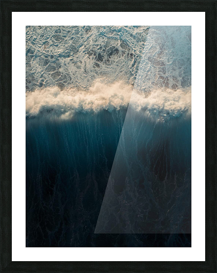 beach waves Picture Frame print