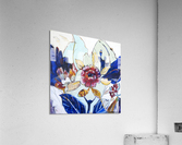 Square Tobacco Leaf Acrylic Print