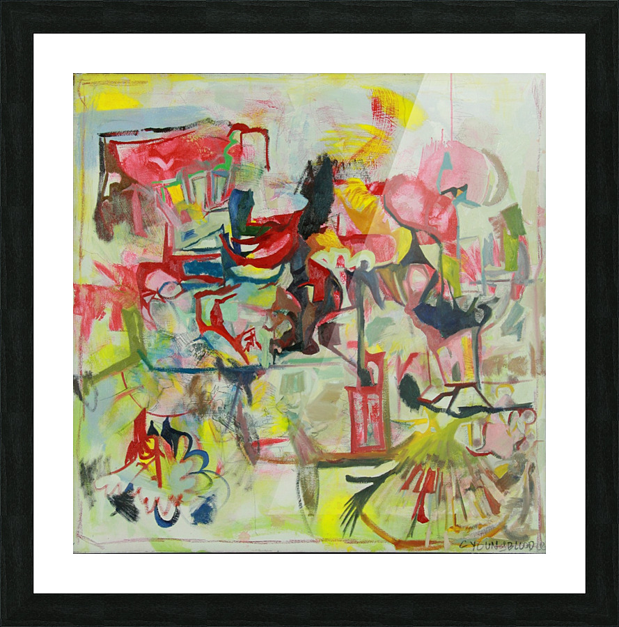 Recordslinger Abstraction Picture Frame print