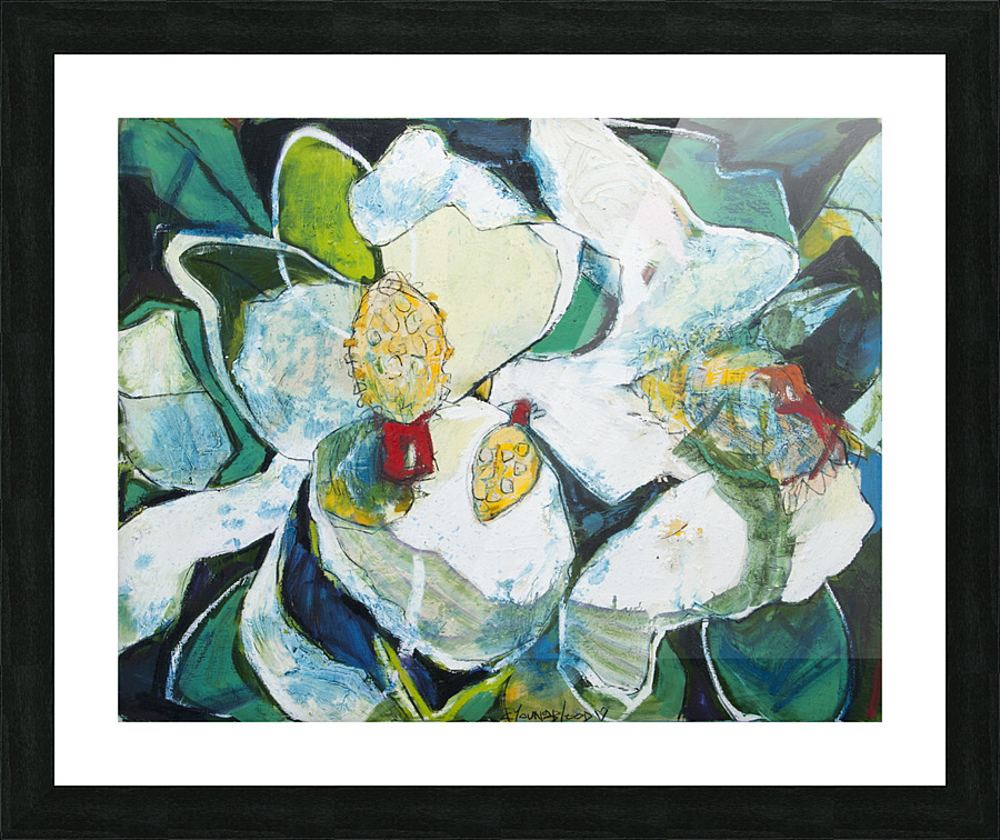 Tropical Magnolia  Picture Frame print