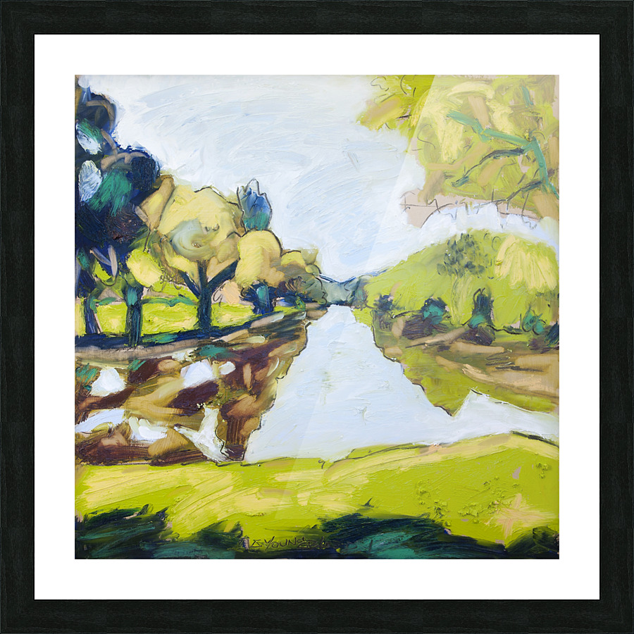 Study for Tranquil Lake 20220102 Picture Frame print